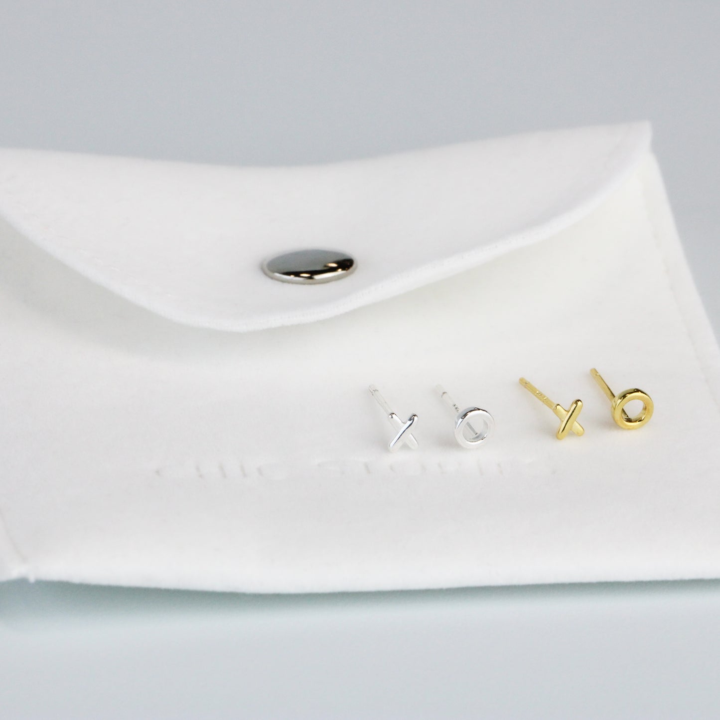 Hugs and Kisses Stud Earrings