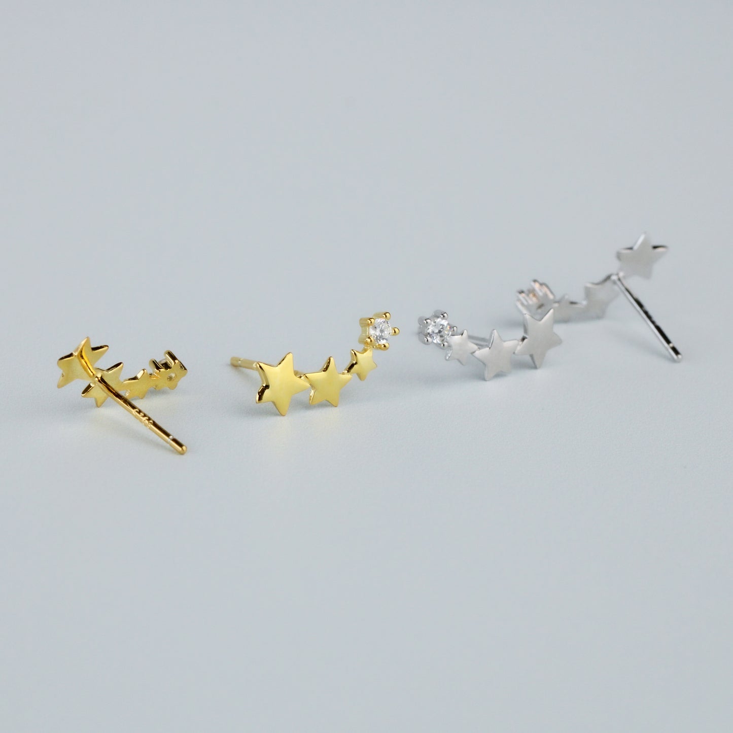 Shooting Star Ear Climber Earrings