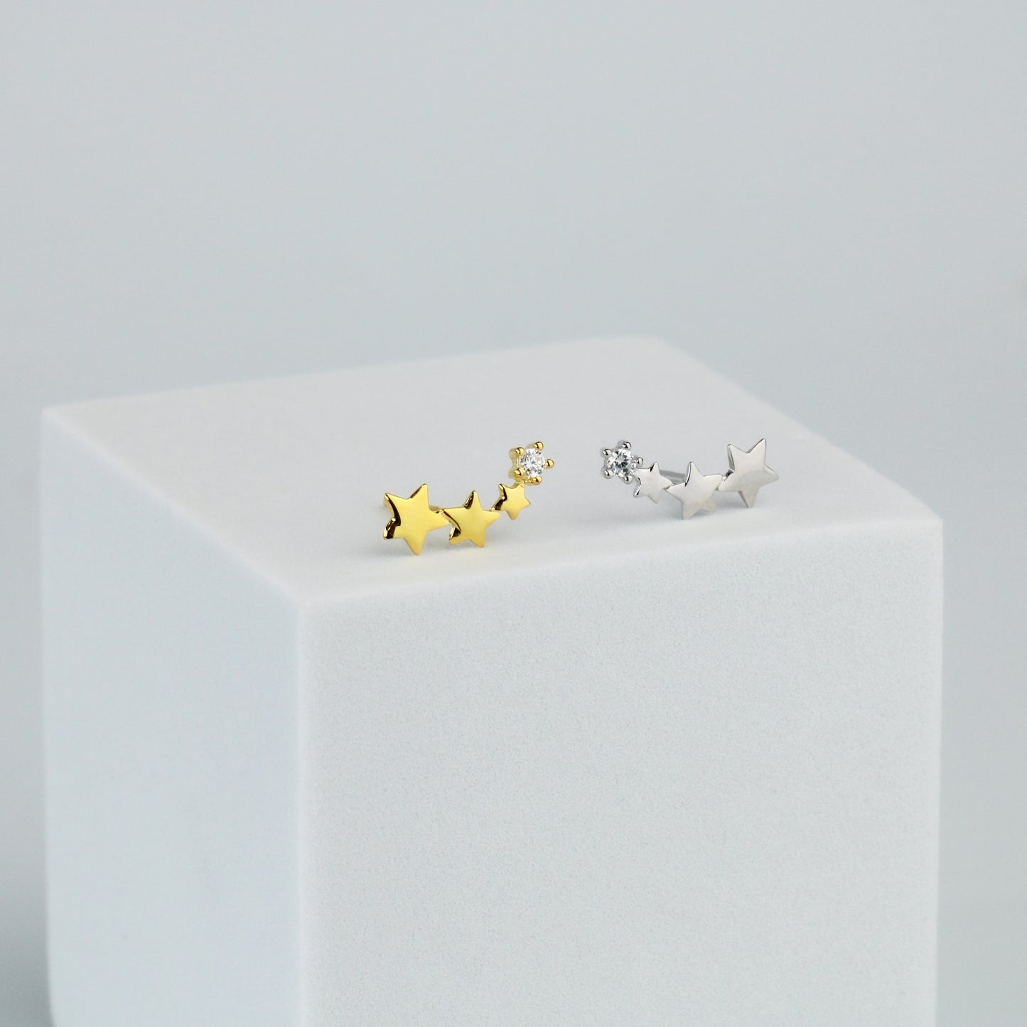 Shooting Star Ear Climber Earrings