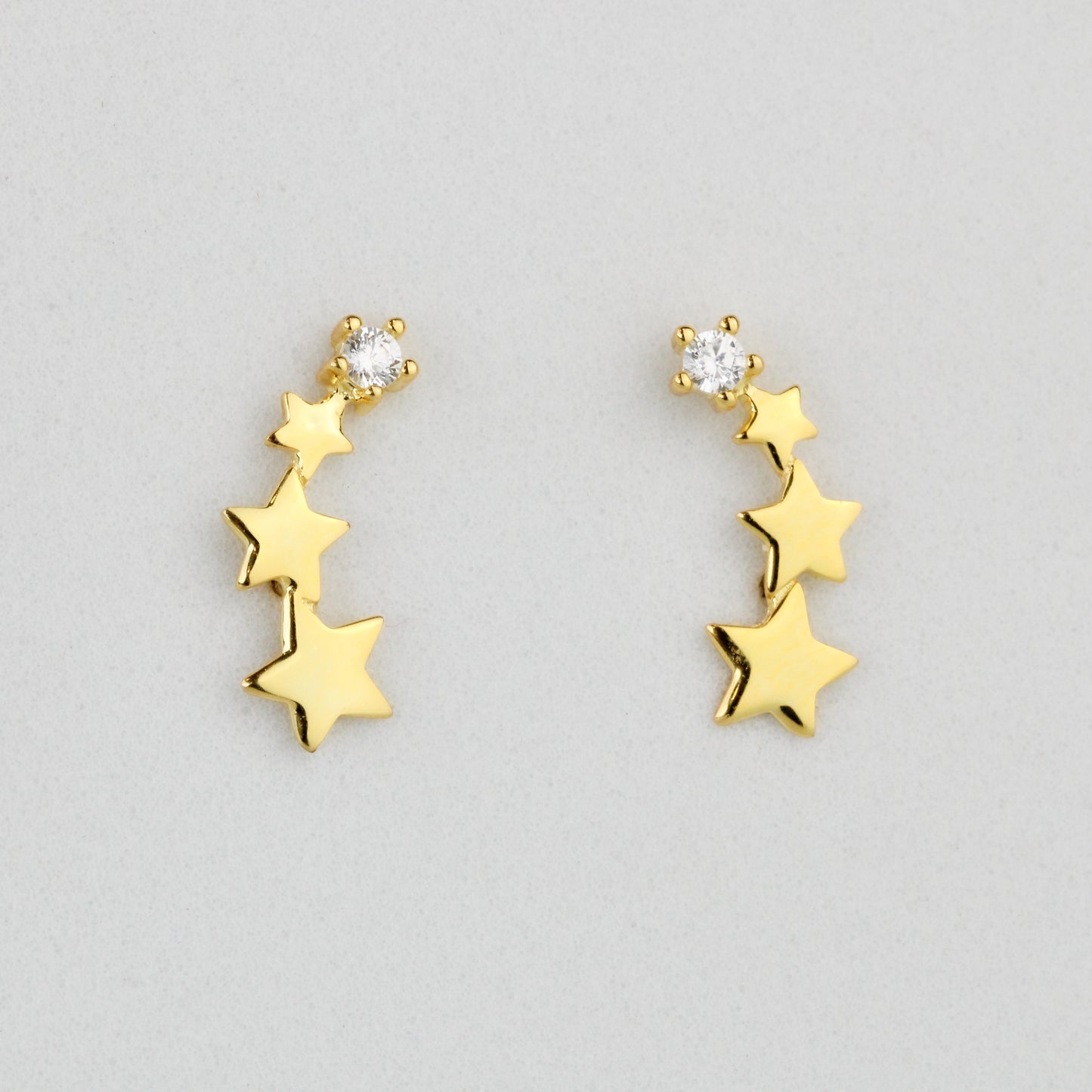 Shooting Star Ear Climber Earrings