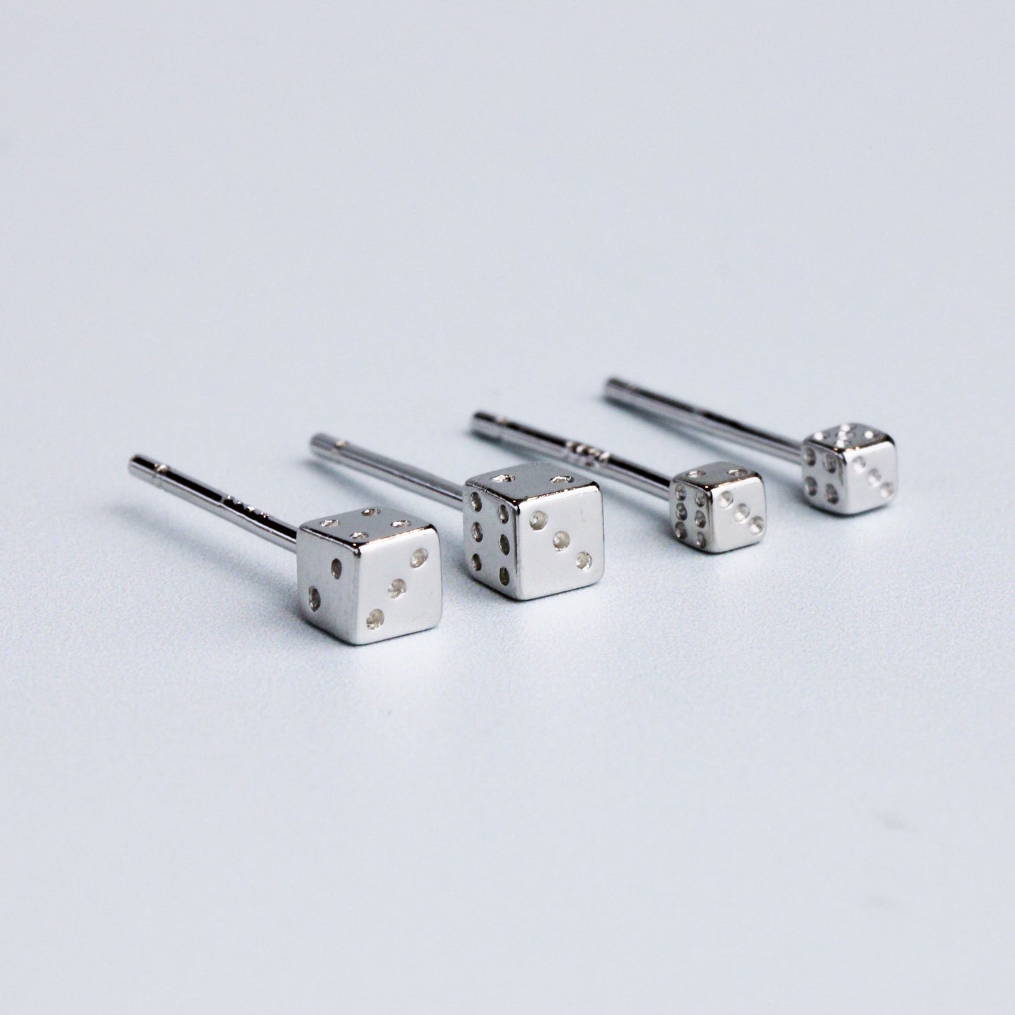 Tiny Dice Stud Earrings