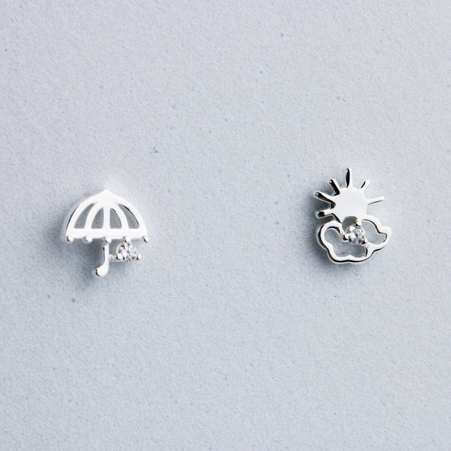 Asymmetrical Weather Stud Earrings