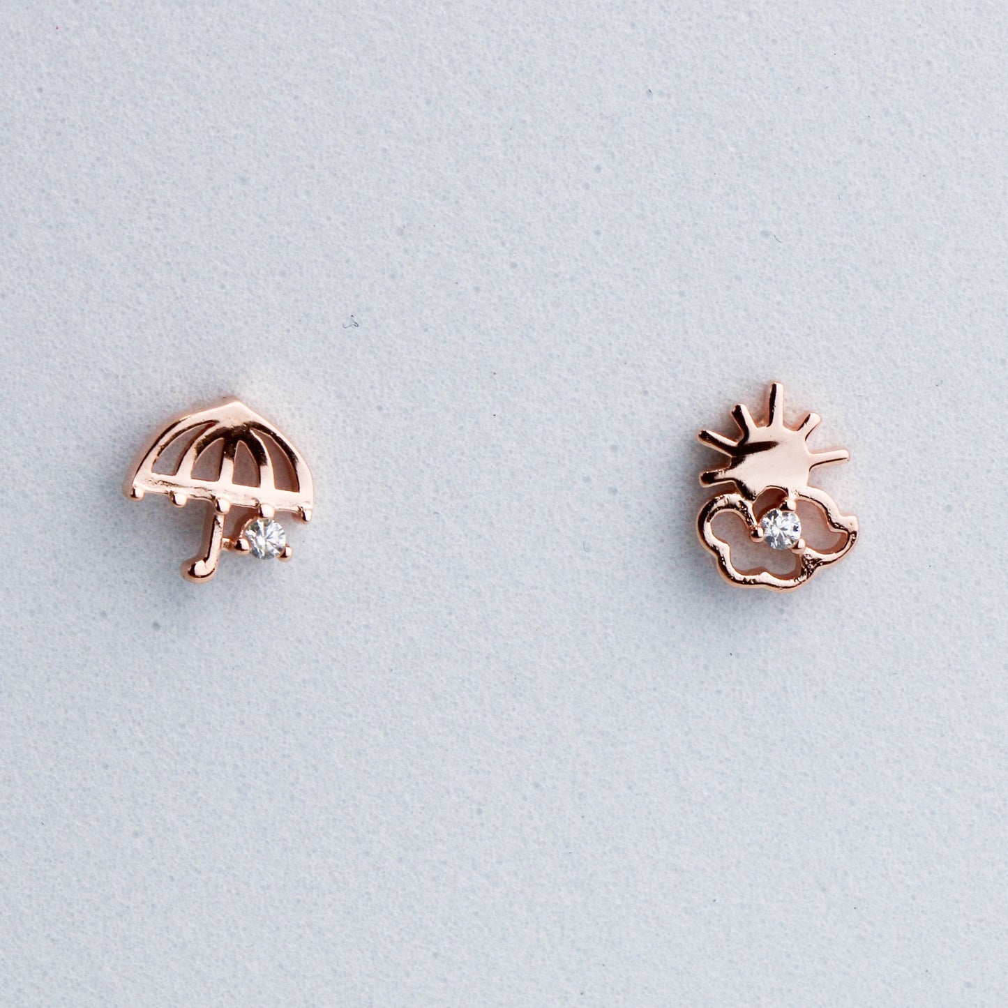 Asymmetrical Weather Stud Earrings