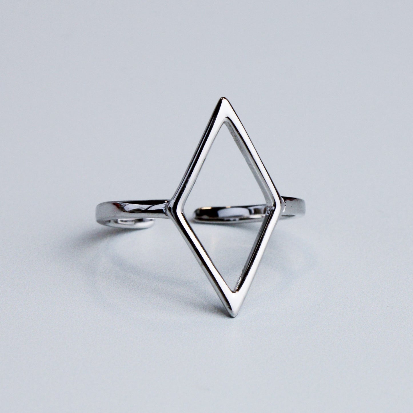 Diamond Shape Adjustable Ring