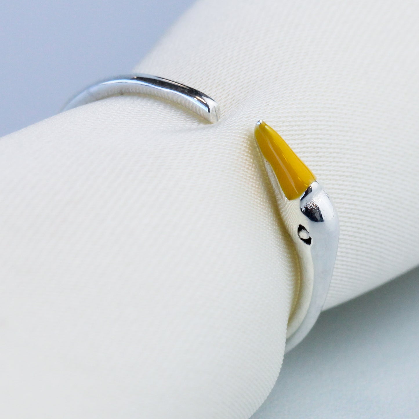 Adjustable Swan Ring