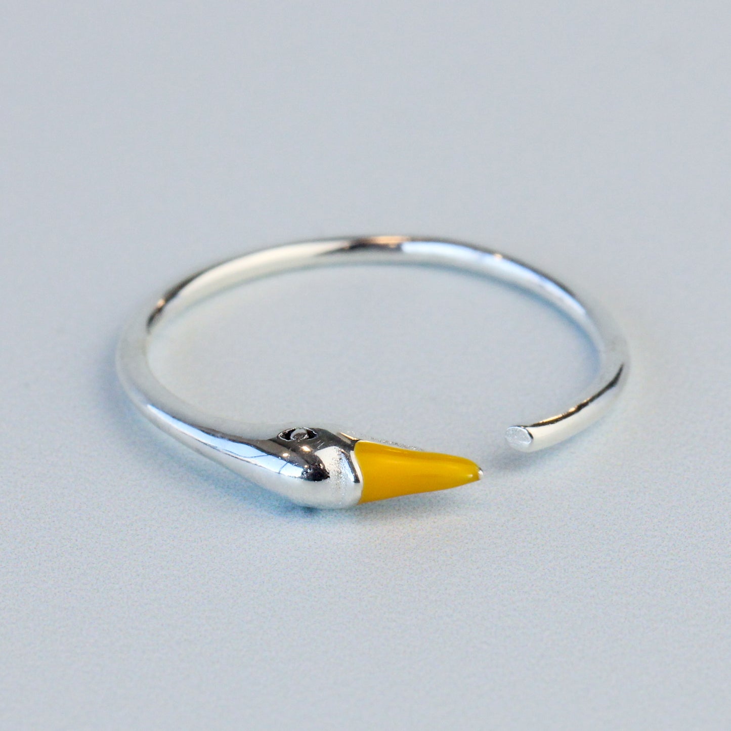 Adjustable Swan Ring