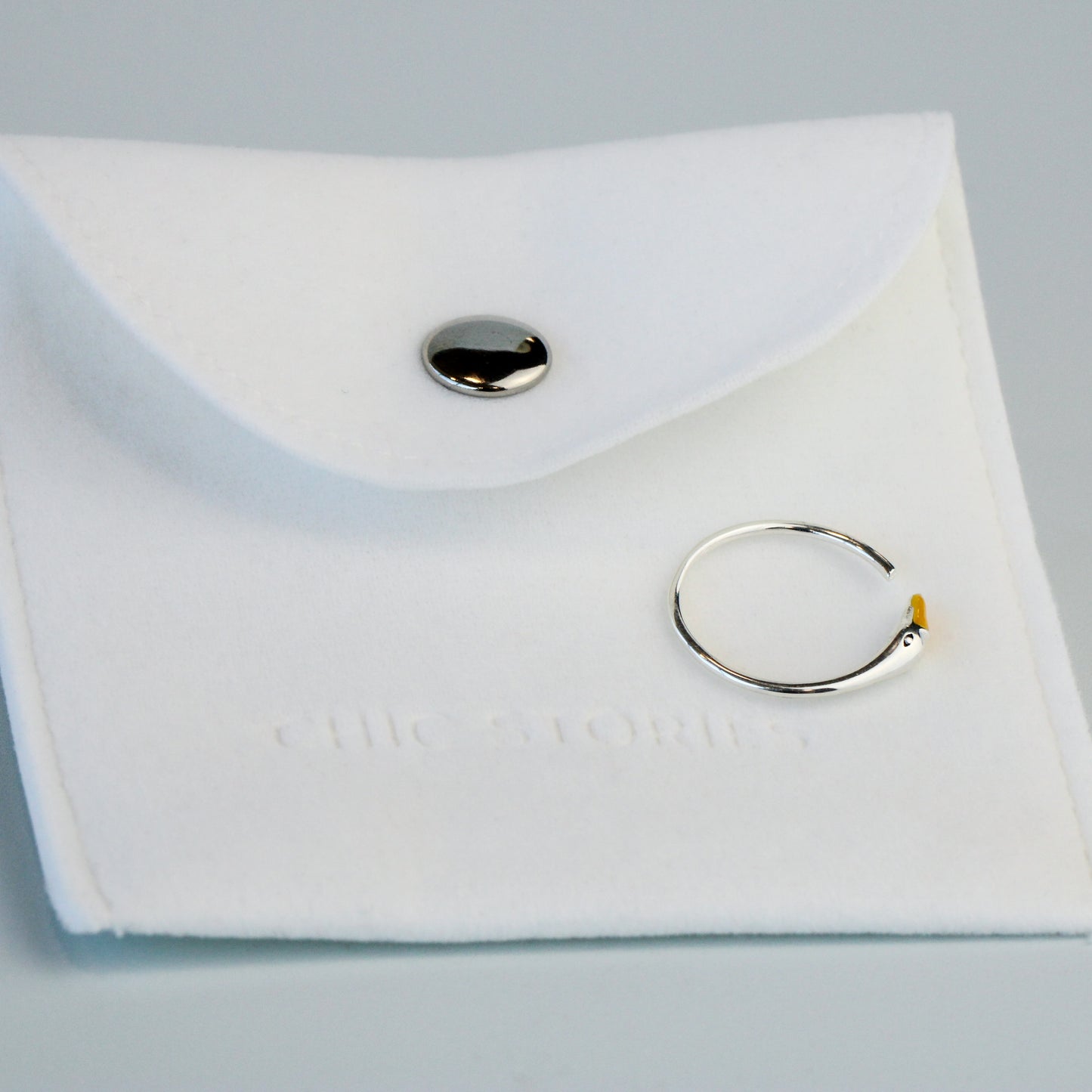 Adjustable Swan Ring