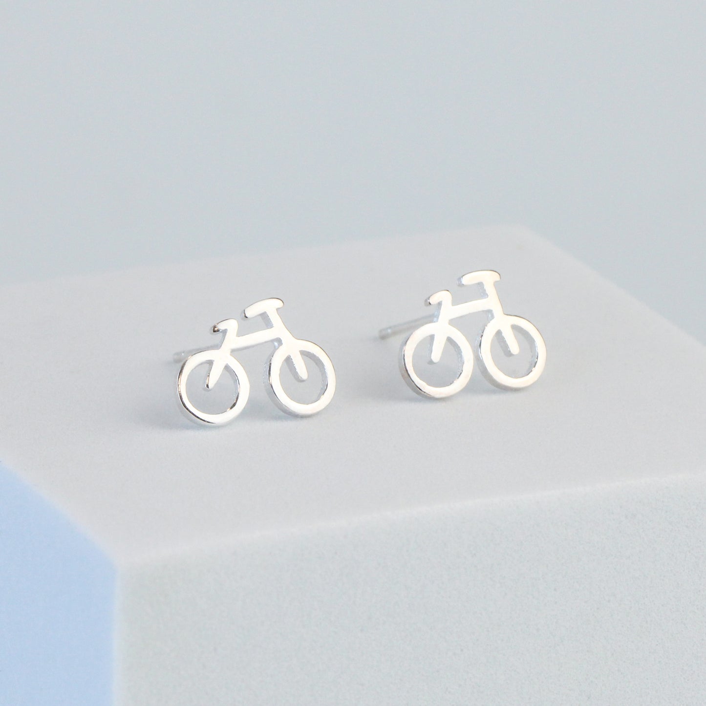 Bicycle Stud Earrings