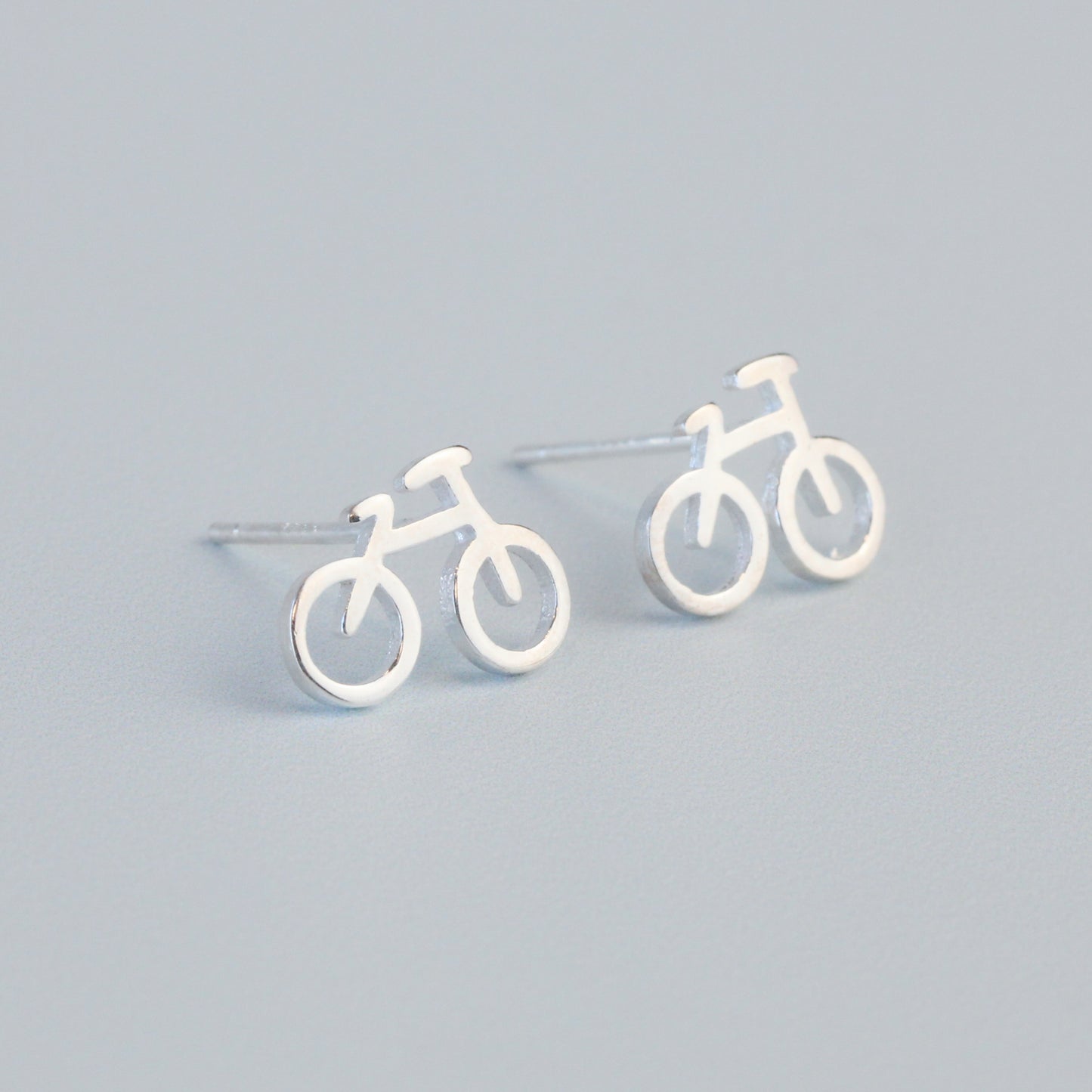 Bicycle Stud Earrings