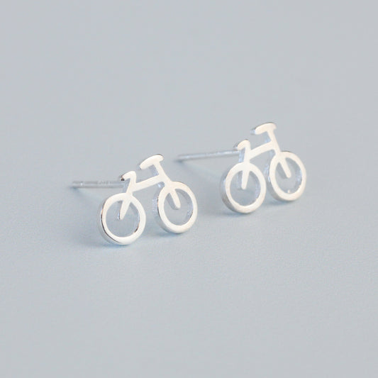 Bicycle Stud Earrings