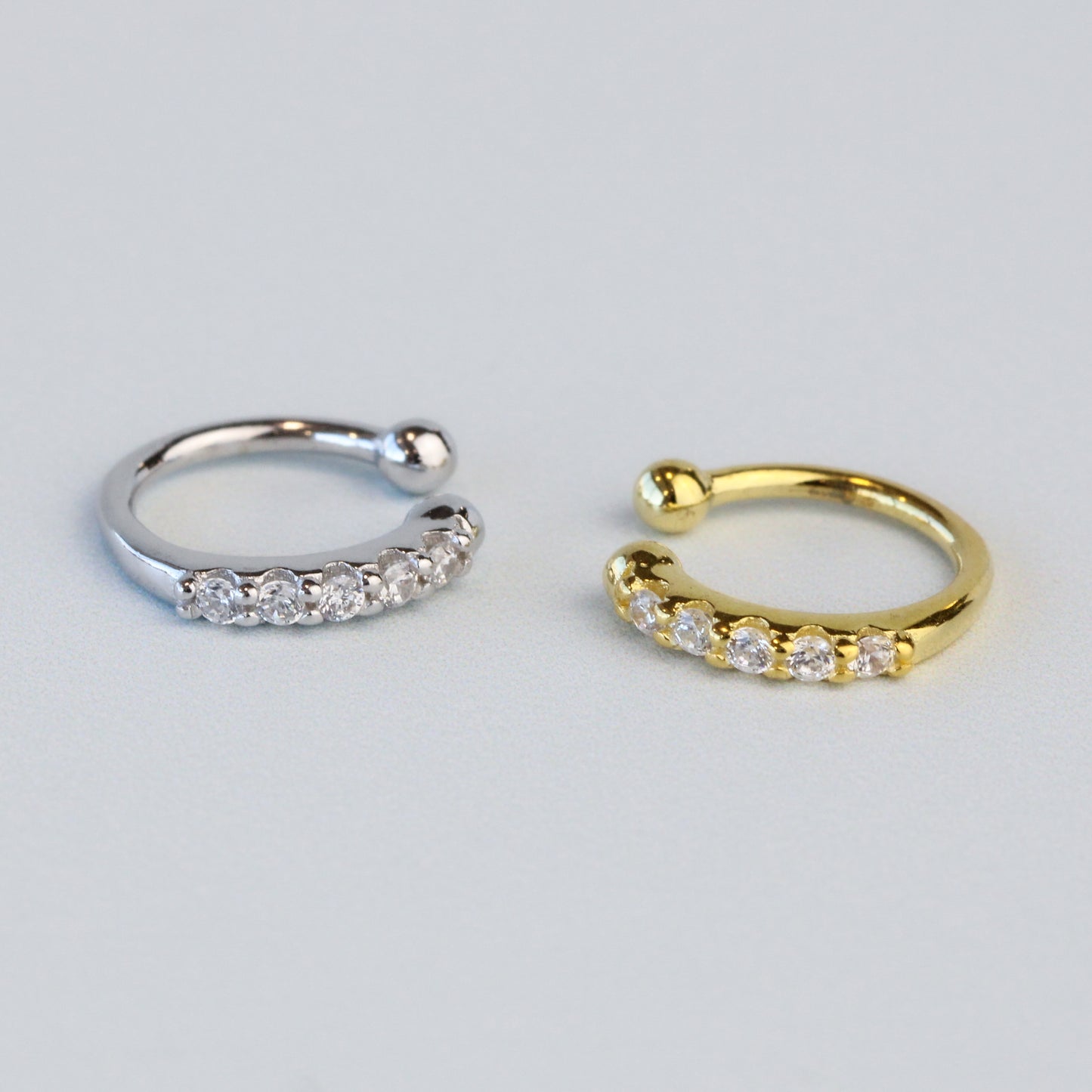 Tiny Crystal Ear Cuff
