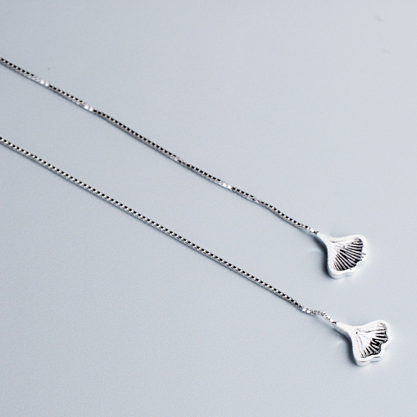 Petal Drop Threader Earrings