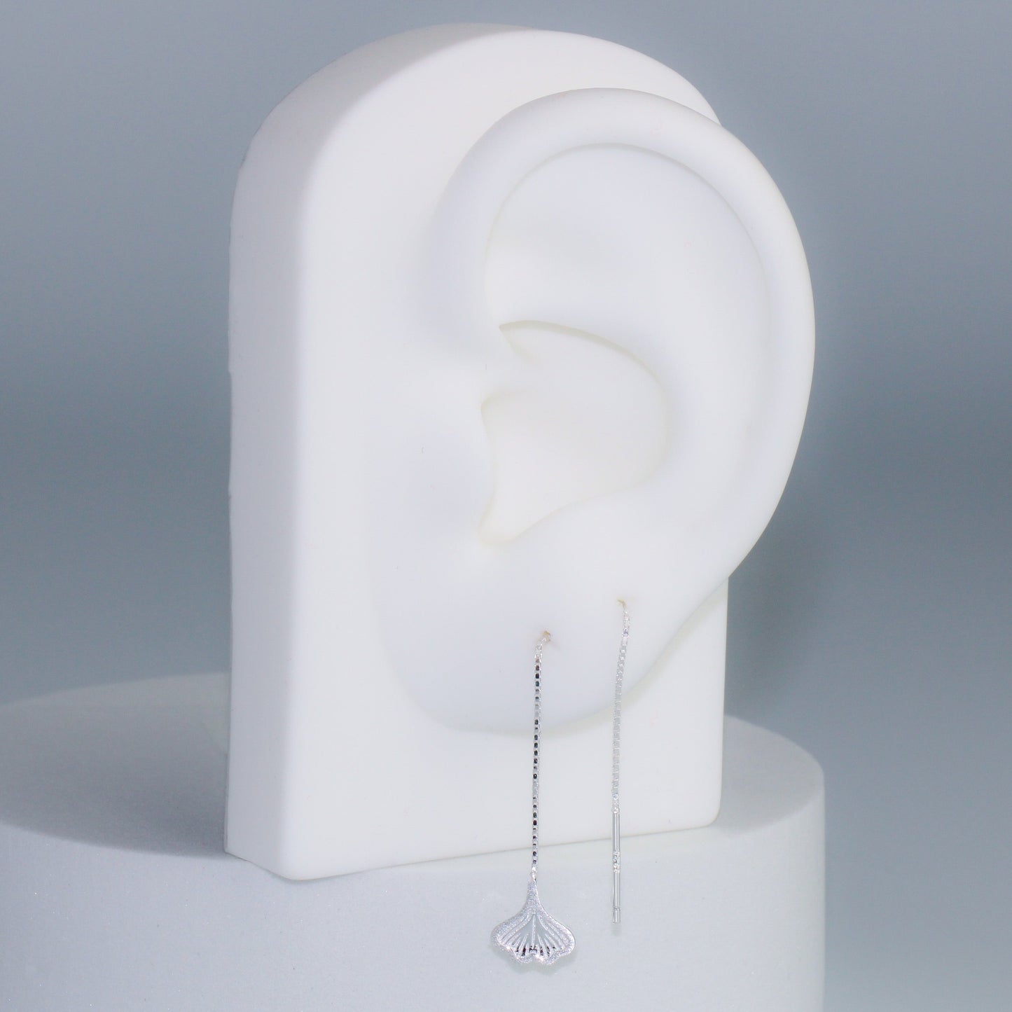 Petal Drop Threader Earrings