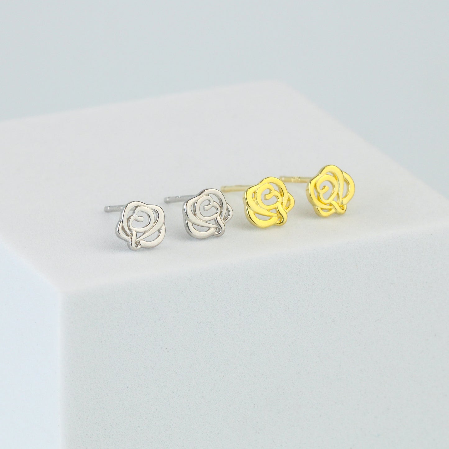 Rose Stud Earrings