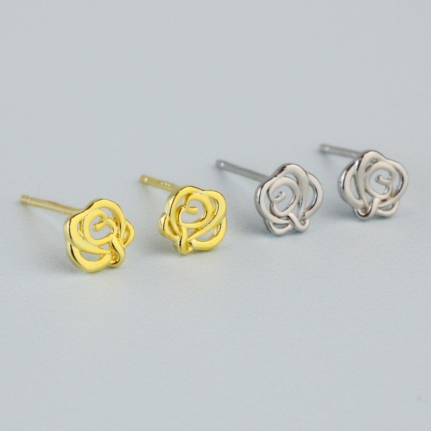 Rose Stud Earrings