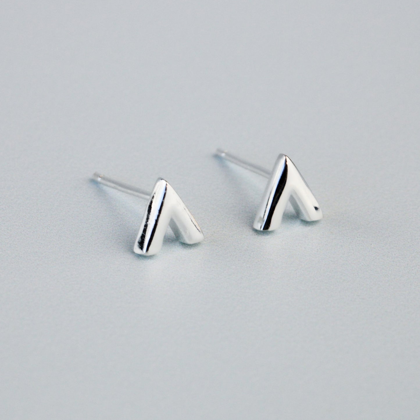 V Shape Stud Earrings