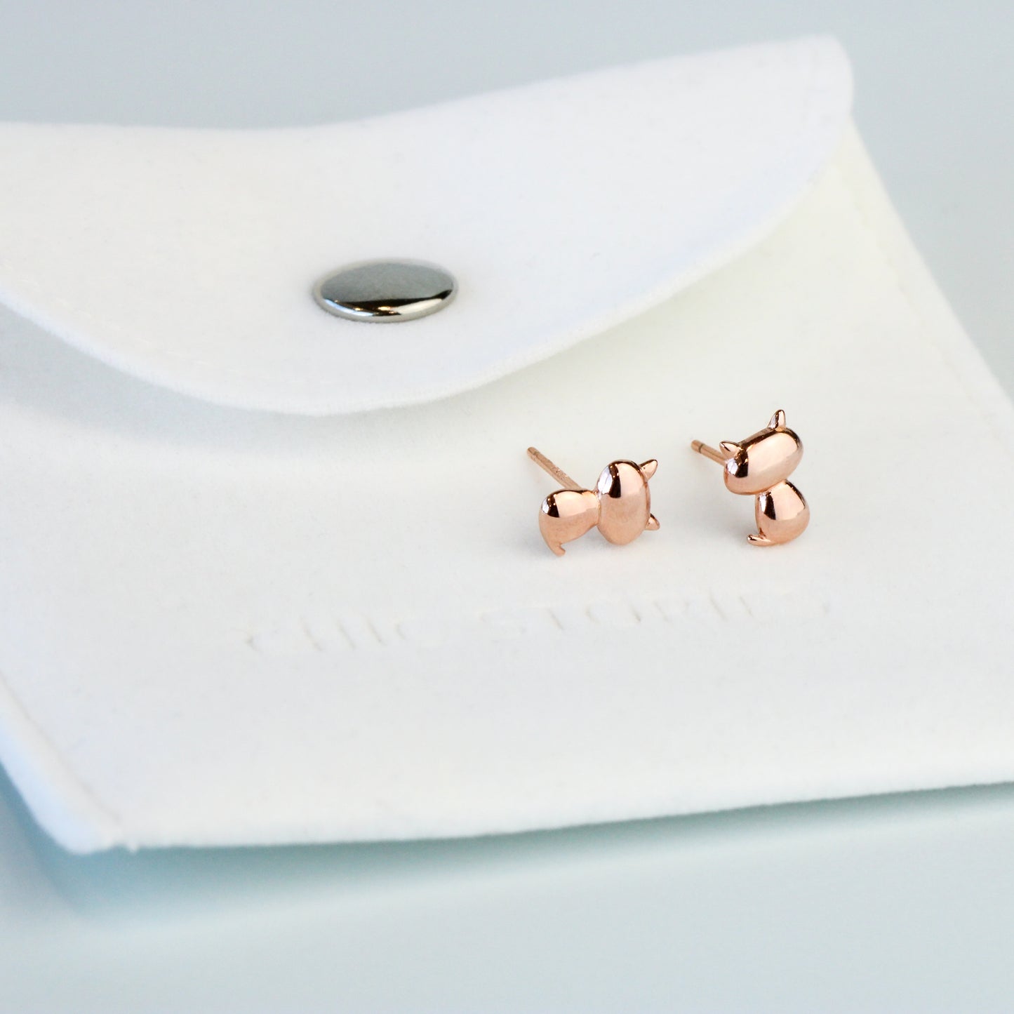 Minimalist Cat Stud Earrings