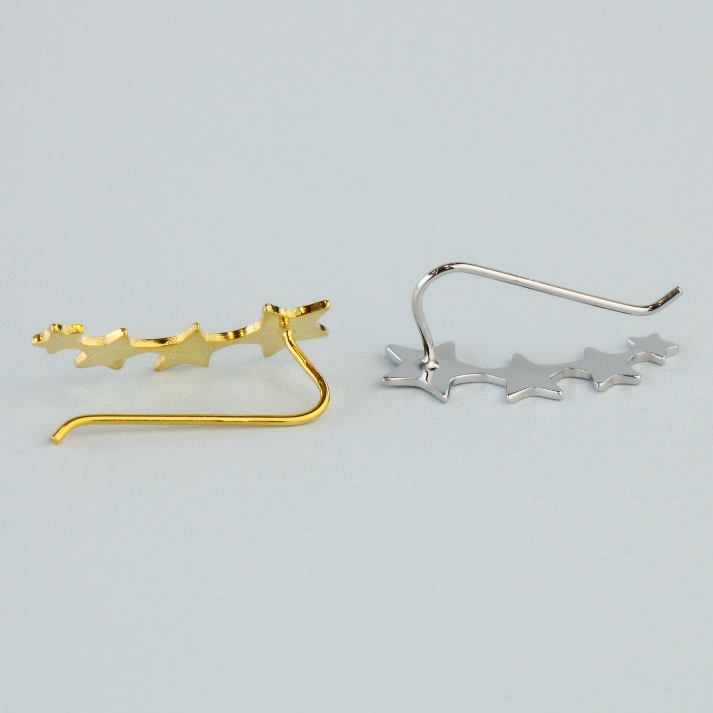 Star Ear Climber Earrings