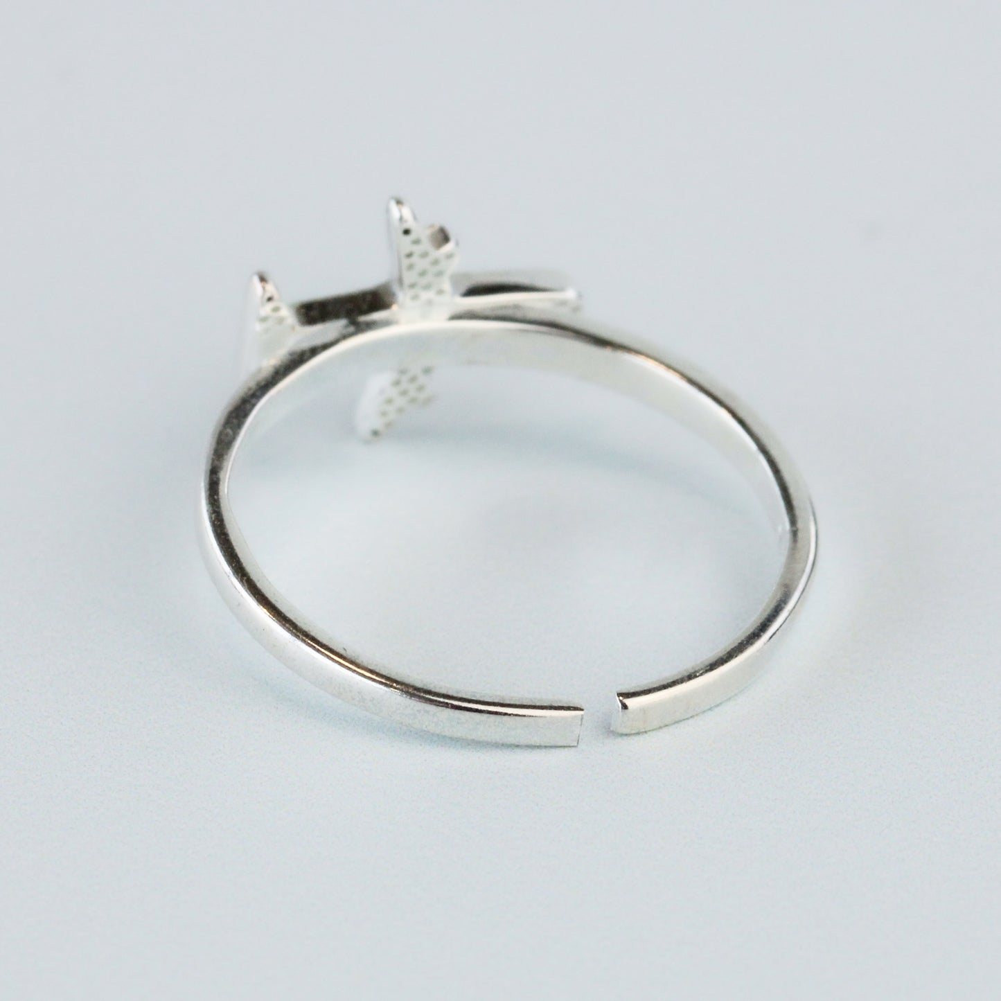 Black Plane Adjustable Ring