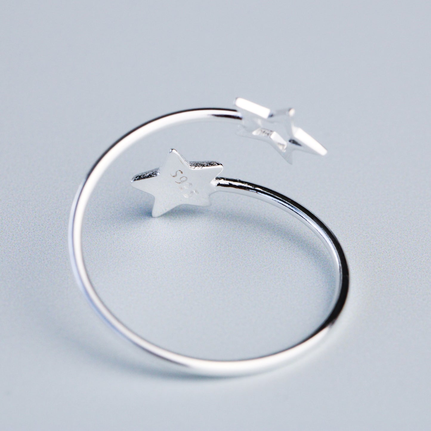 Star Spiral Adjustable Ring