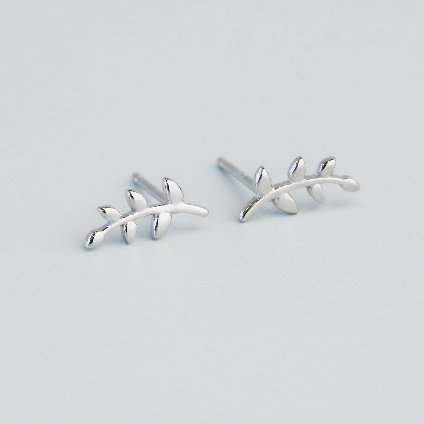 Curved Branch Stud Earrings