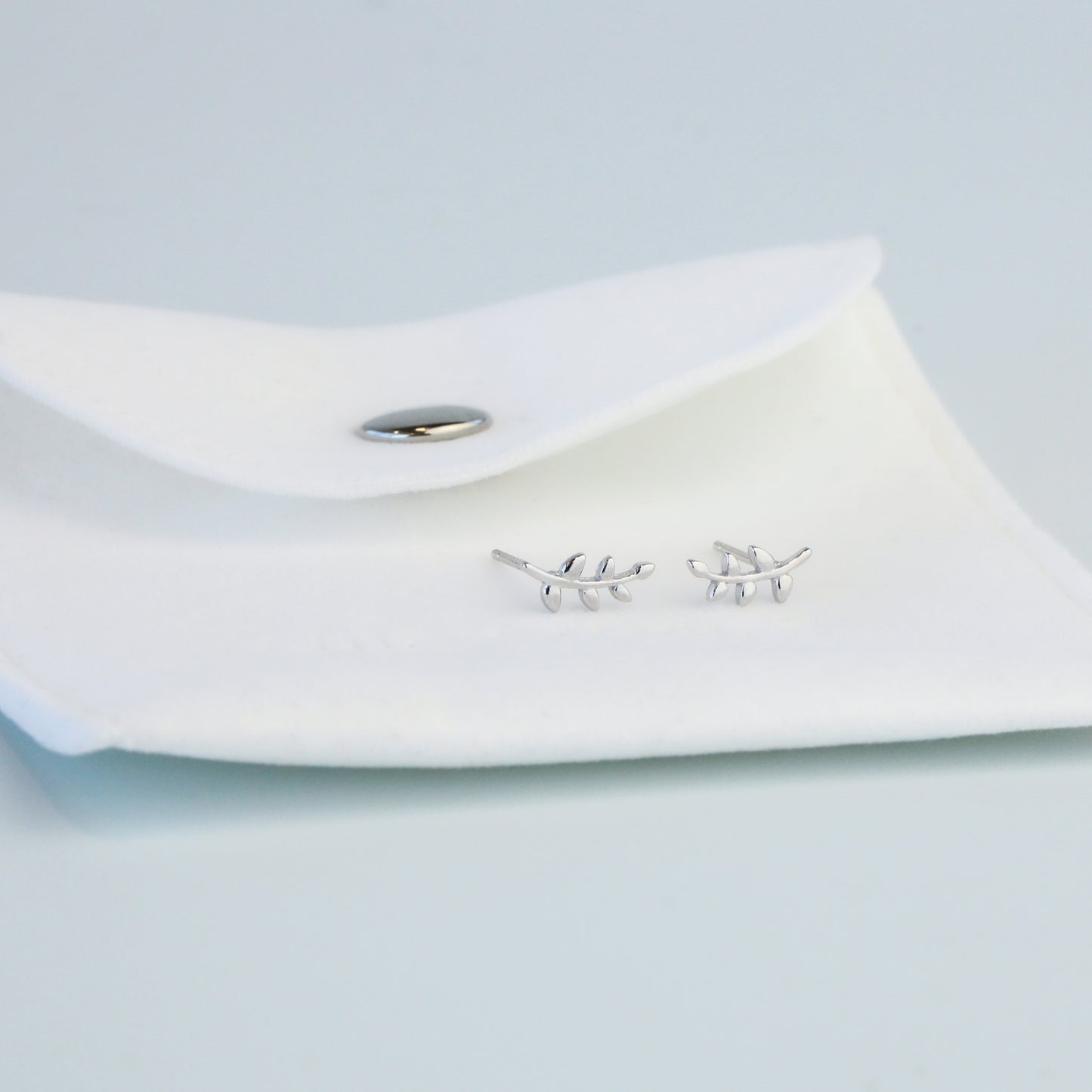 Curved Branch Stud Earrings