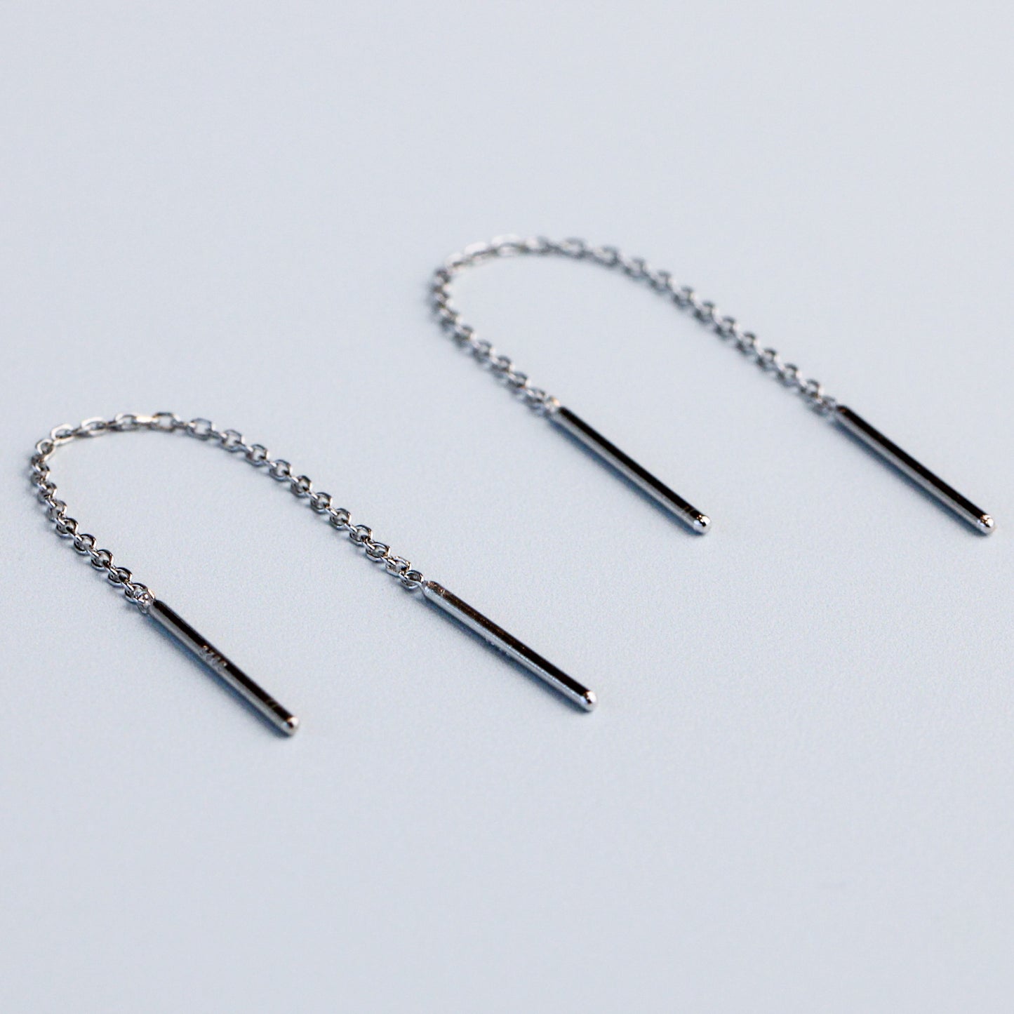 Chain Threader Dangle Earrings