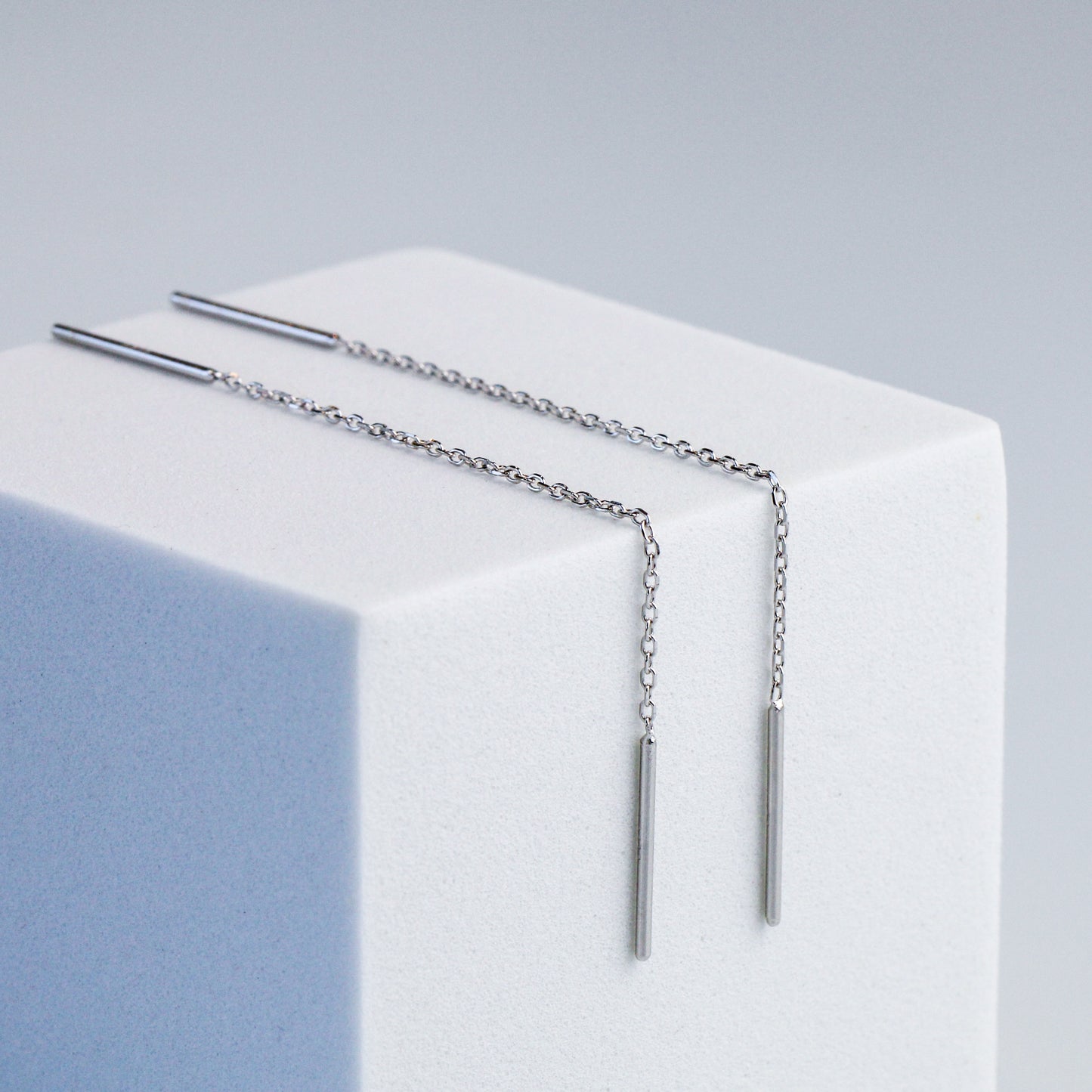 Chain Threader Dangle Earrings