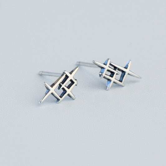 Star Cluster Stud Earrings