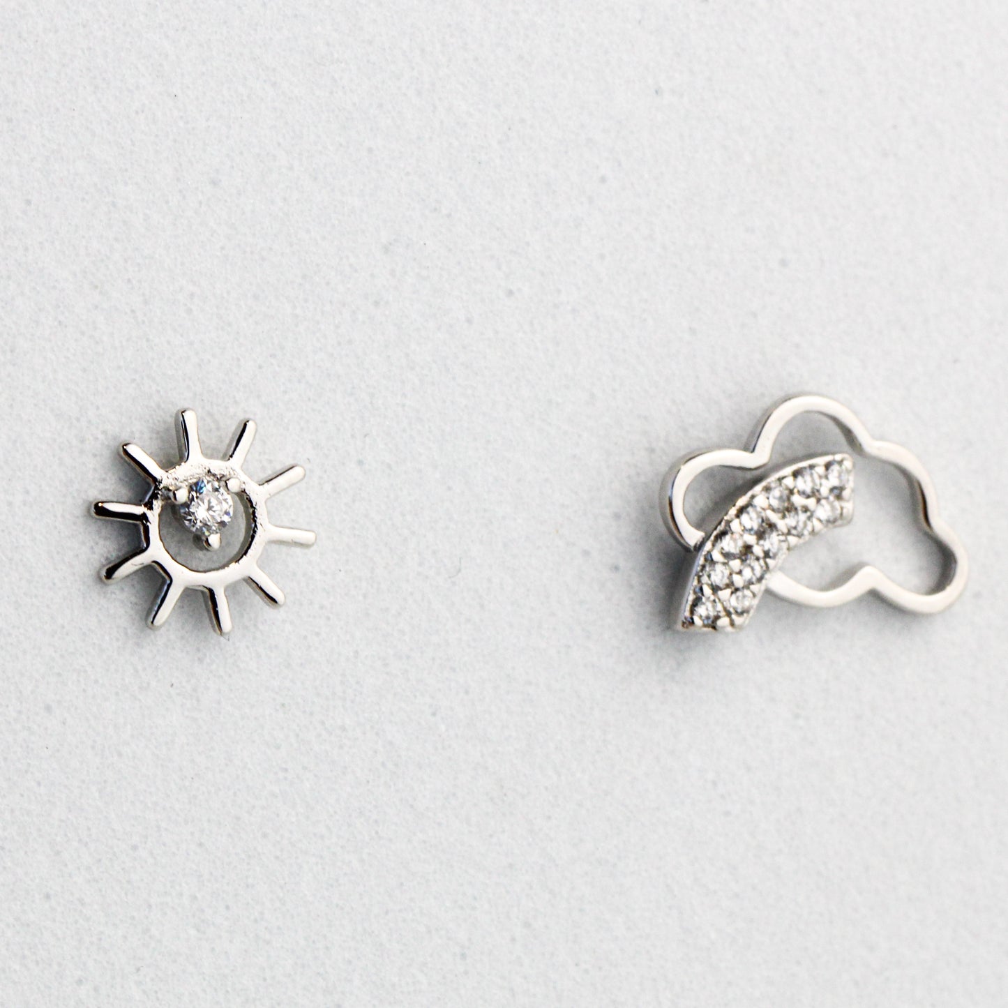 Sun and Cloud Earrings