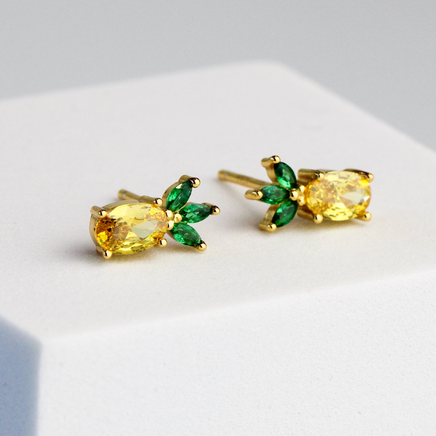 Sterling Silver Pineapple Studs