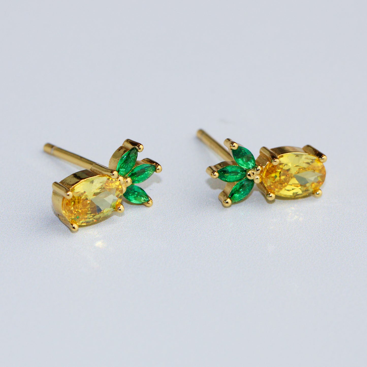 Sterling Silver Pineapple Studs