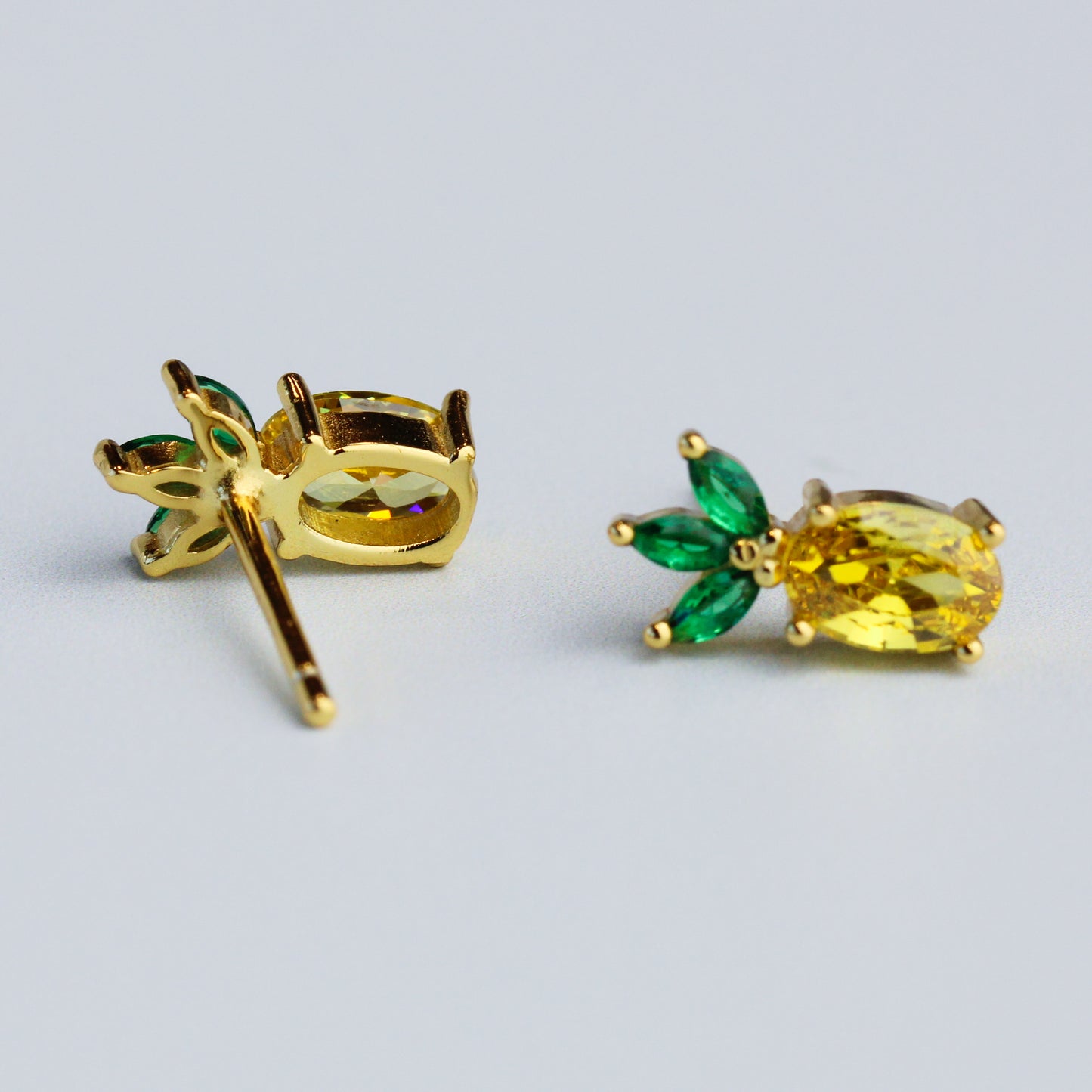 Sterling Silver Pineapple Studs