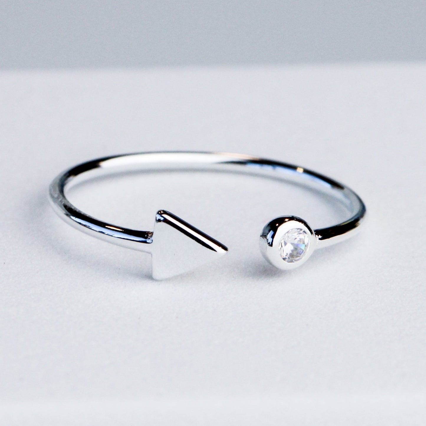 Adjustable Arrow Point Ring