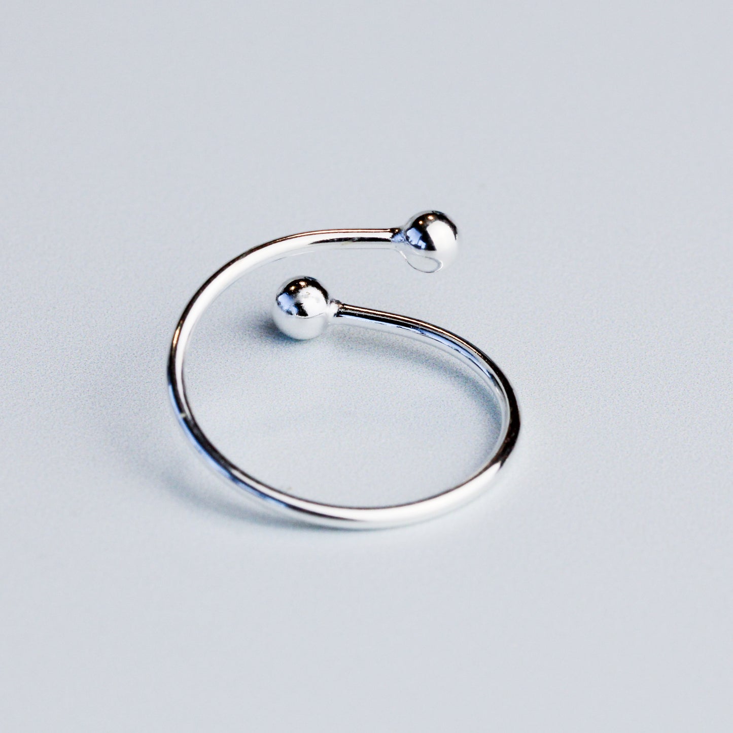 Silver Ball Ring
