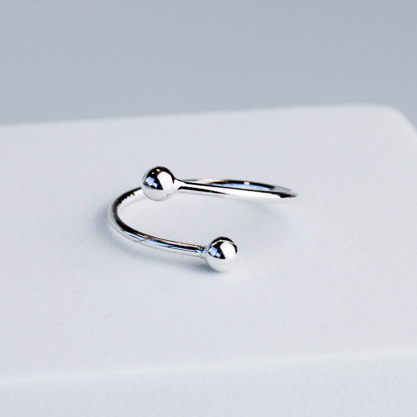 Silver Ball Ring