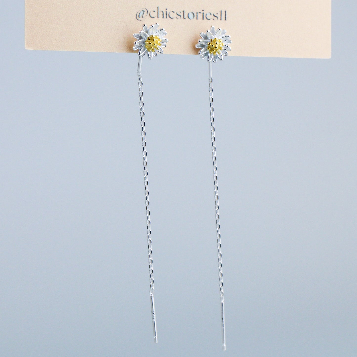Daisy Chain Threader Earrings