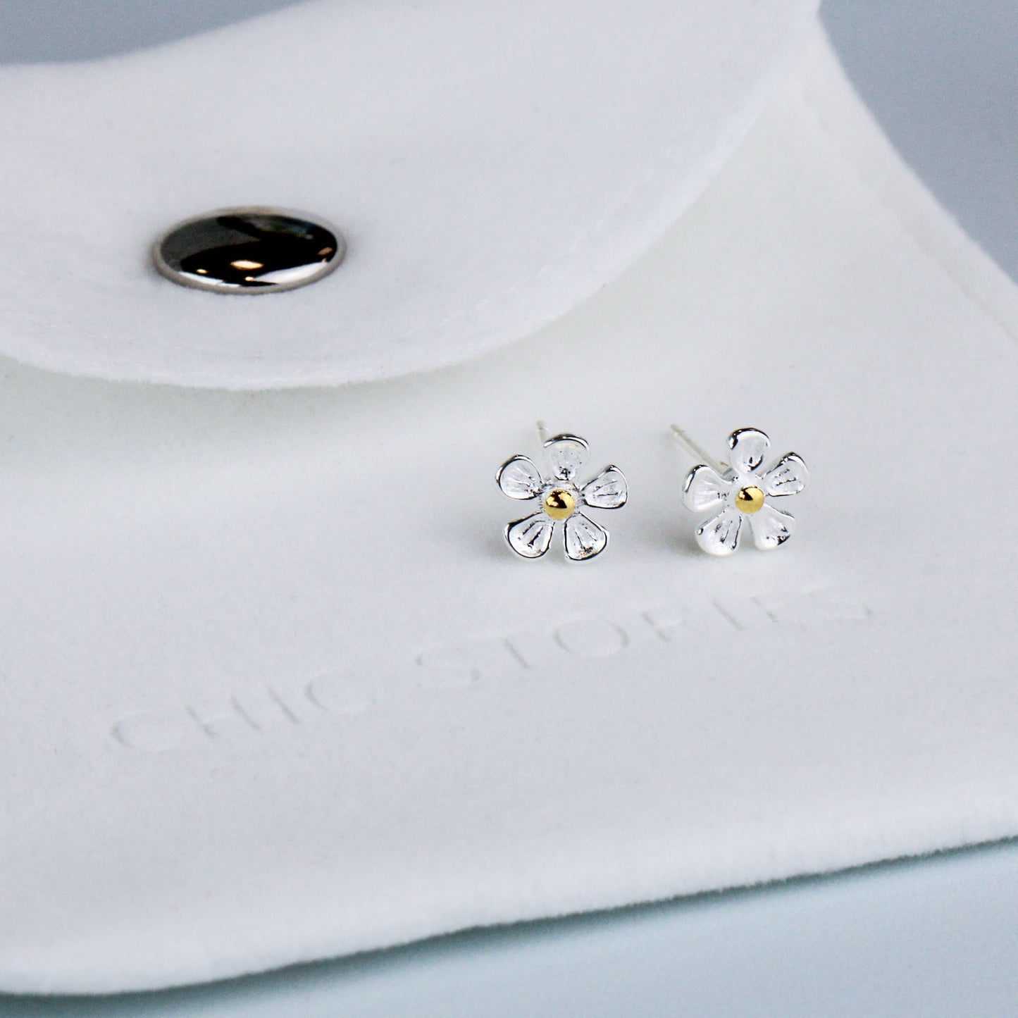 Tiny Flower Stud Earrings