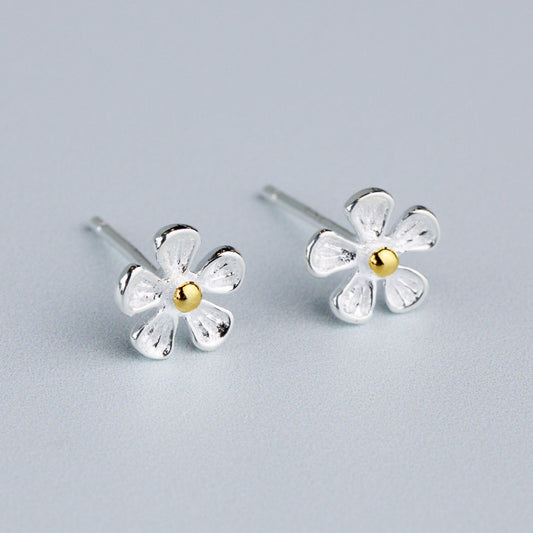 Tiny Flower Stud Earrings