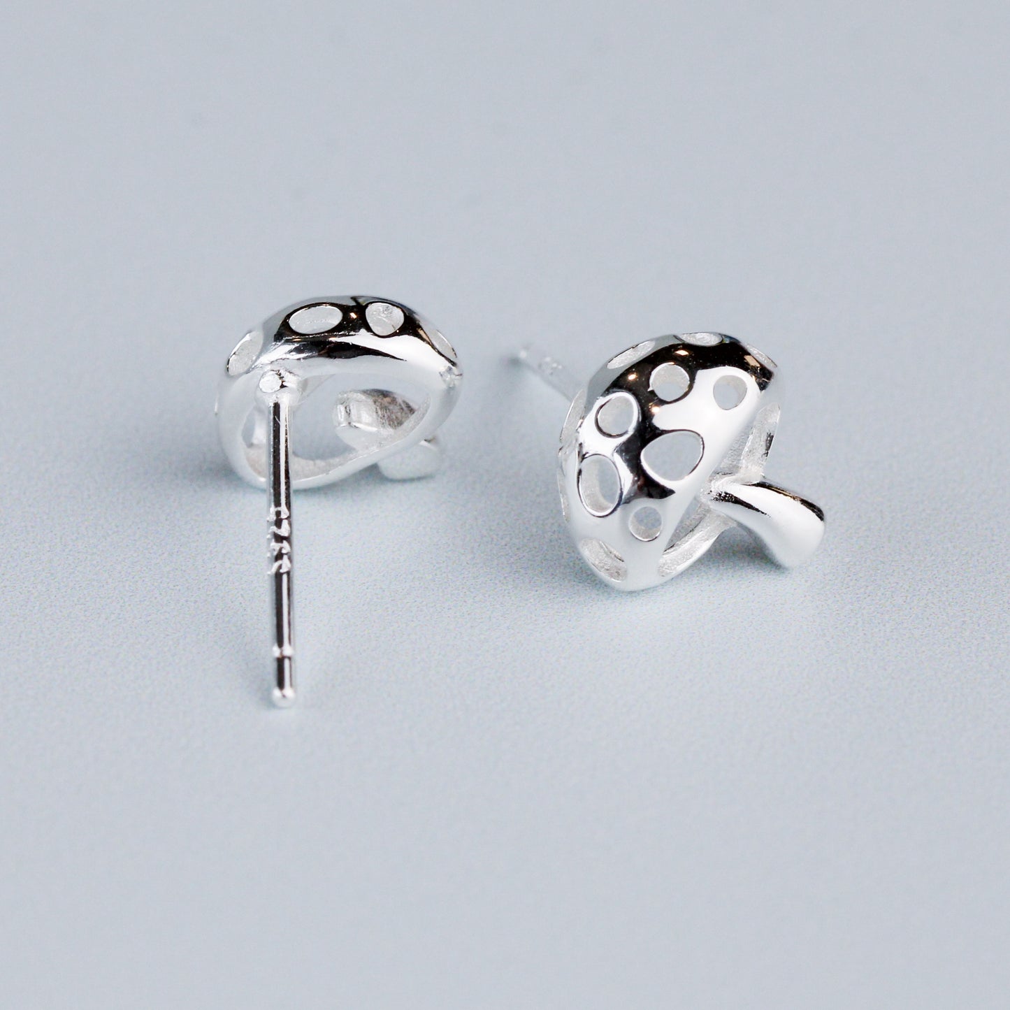 Tiny Toadstool Stud Earrings