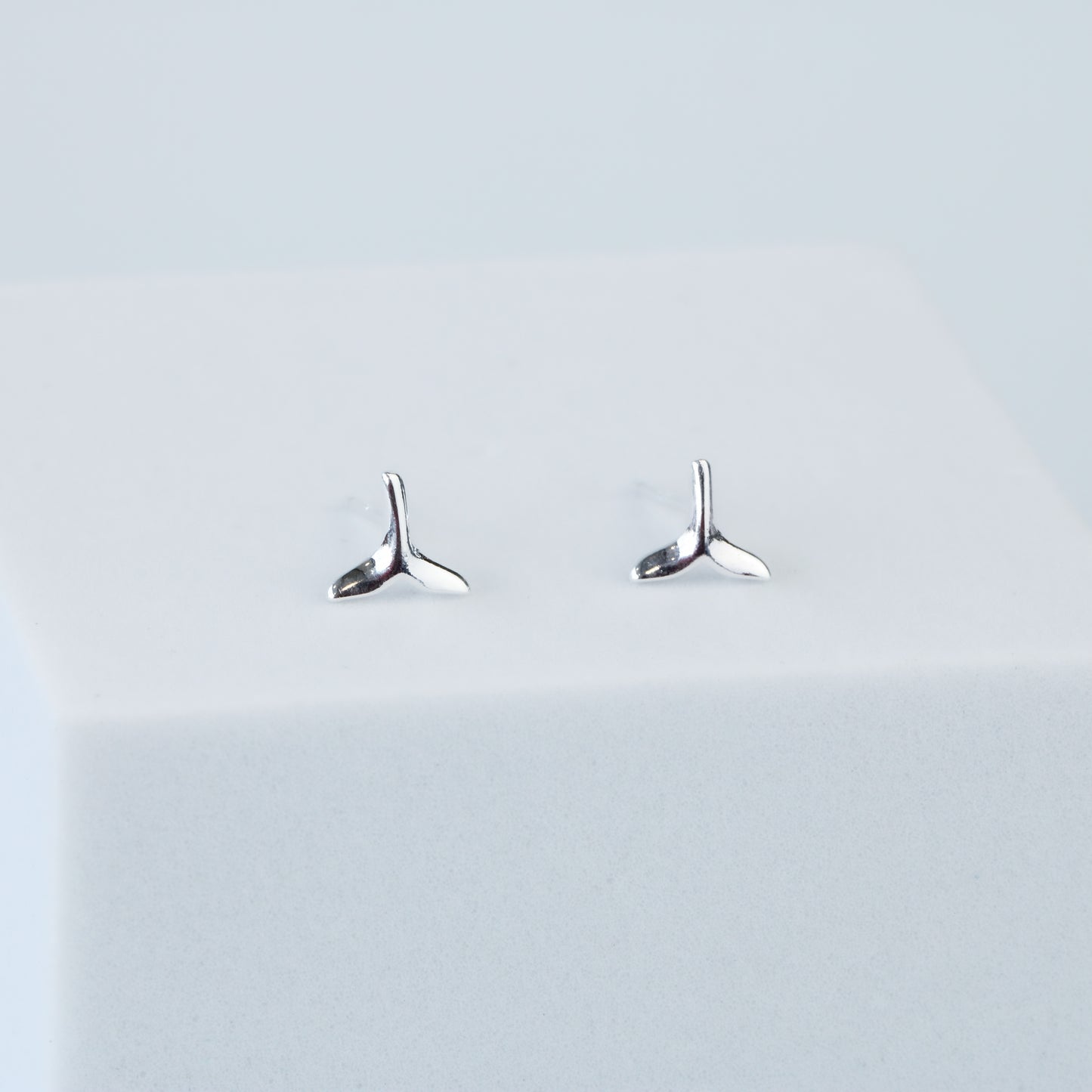 Fish Tail Stud Earrings