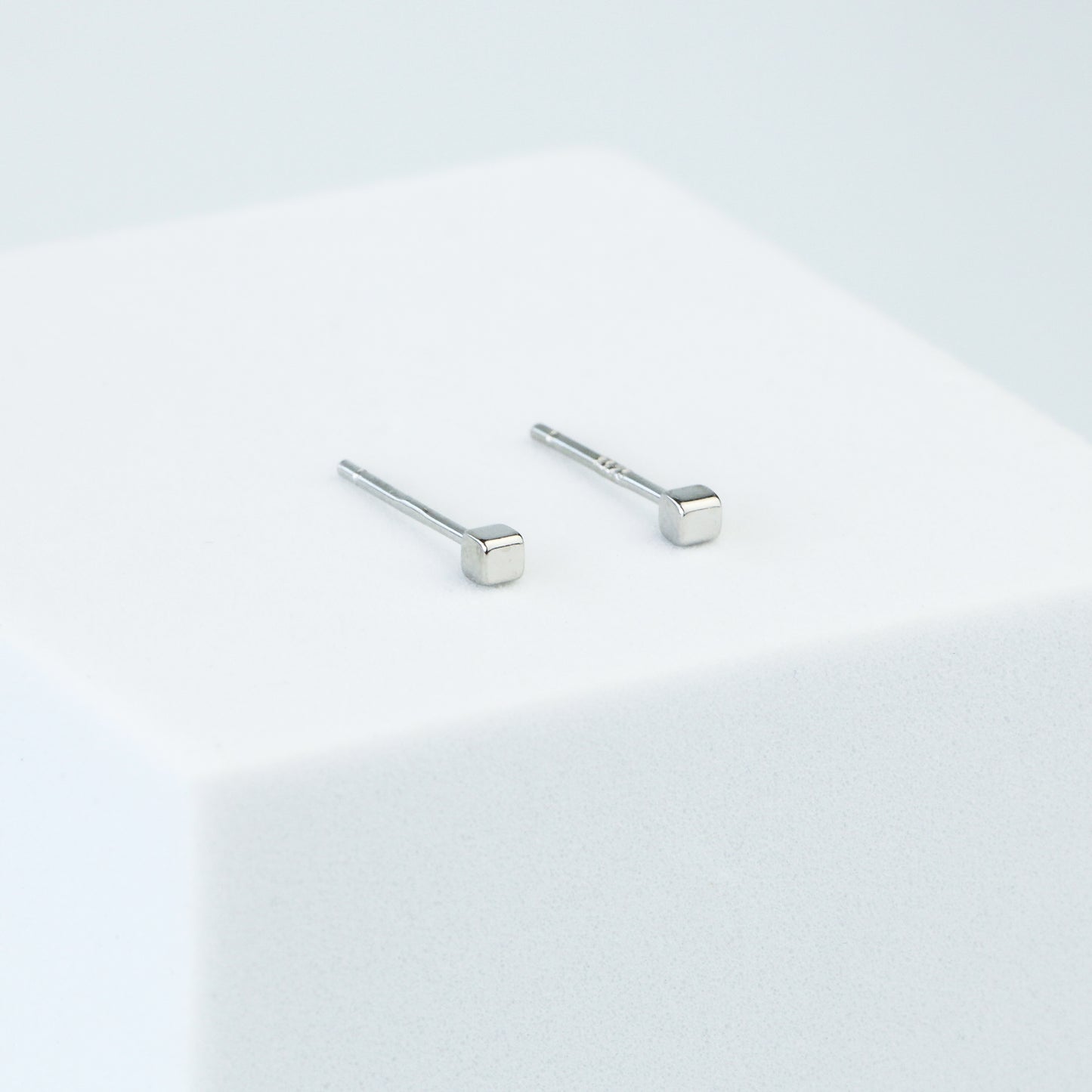 Tiny Cube Earrings