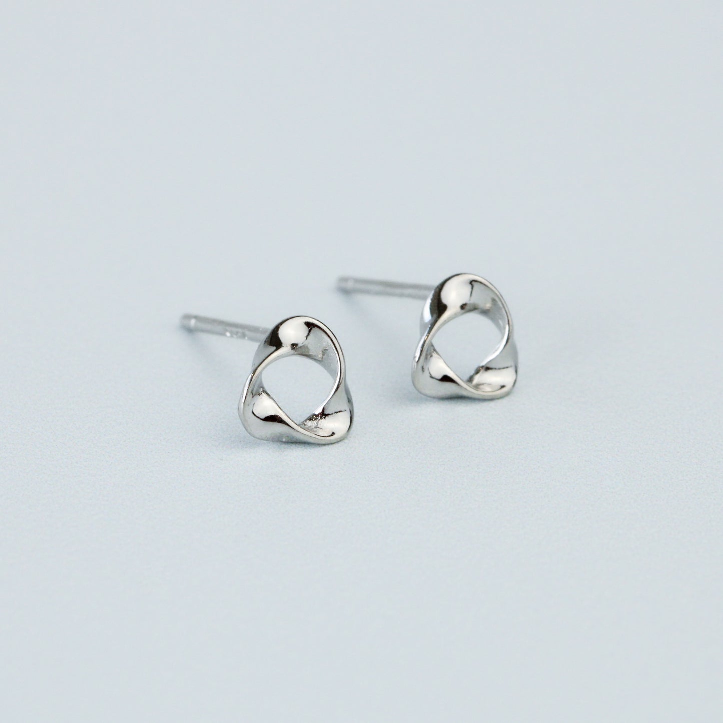 Twisted Triangle Earrings