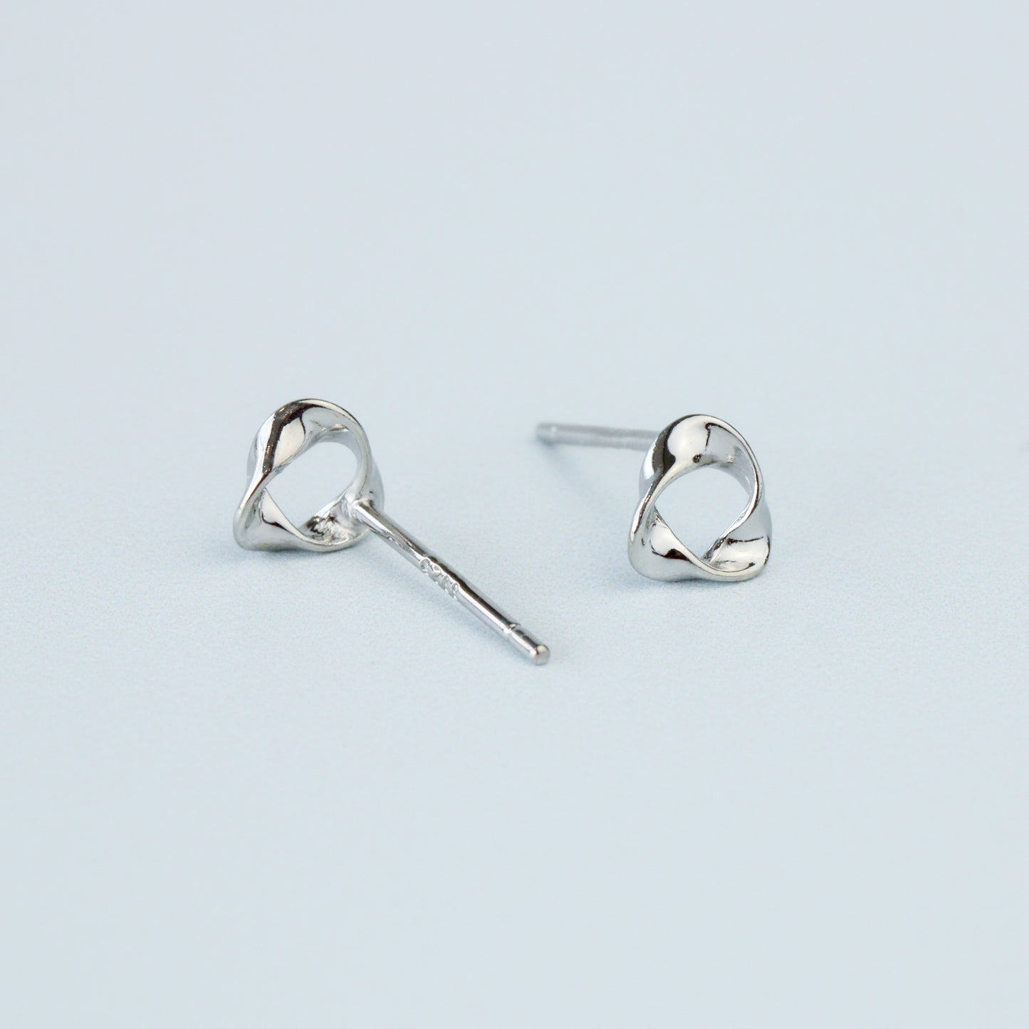Twisted Triangle Earrings