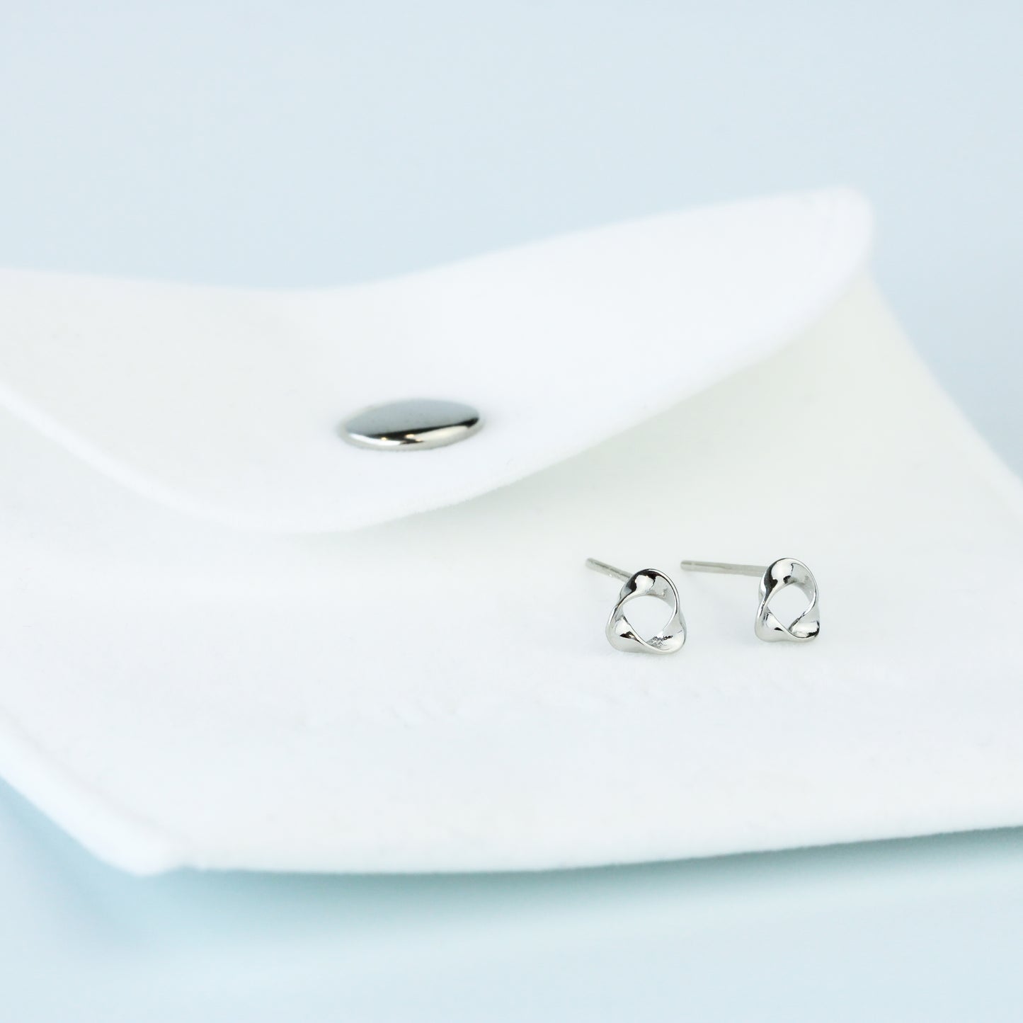 Twisted Triangle Earrings