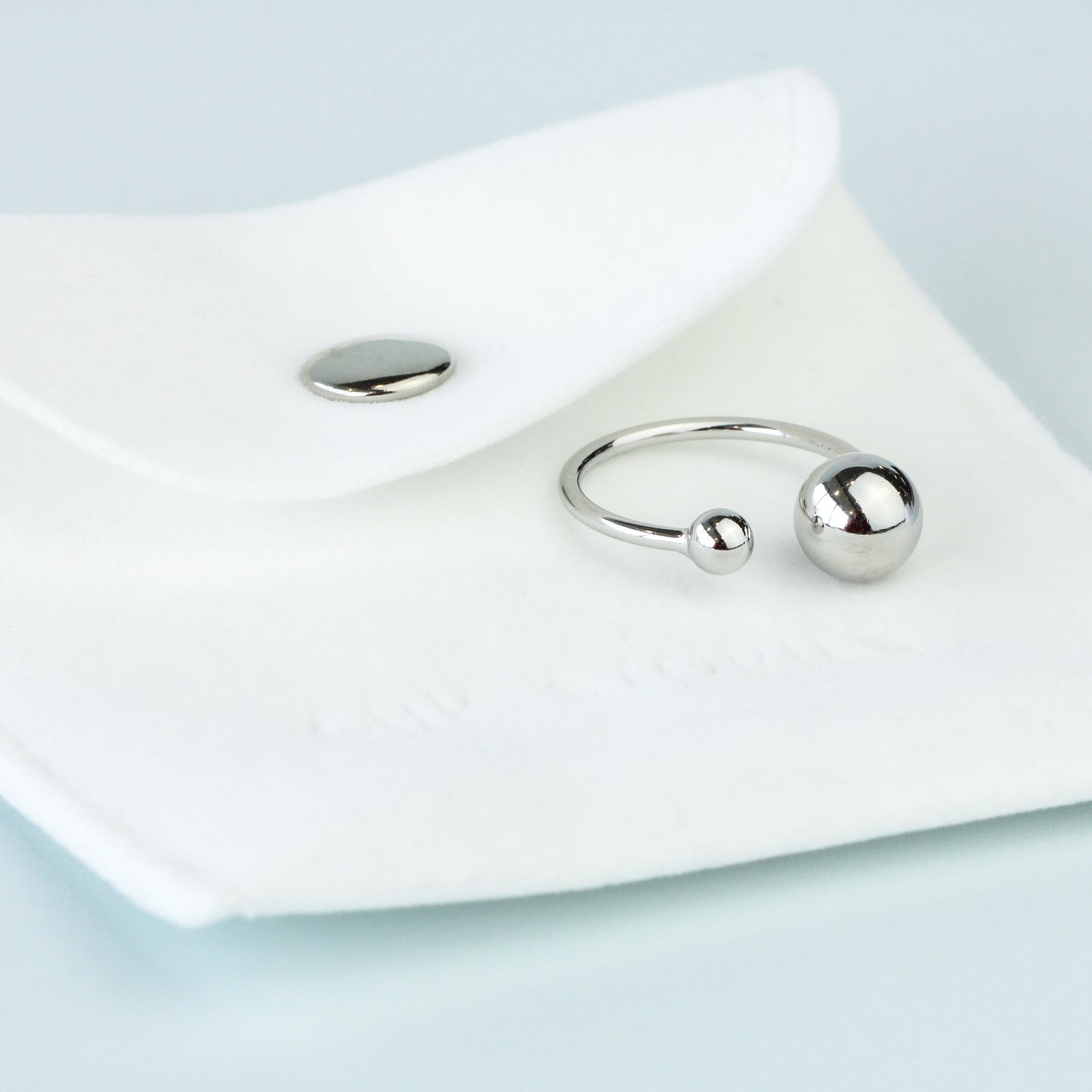 Ball Detail Open Ring