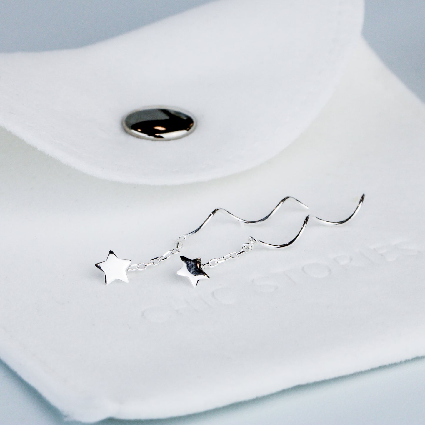 Star Spiral Threader Earrings