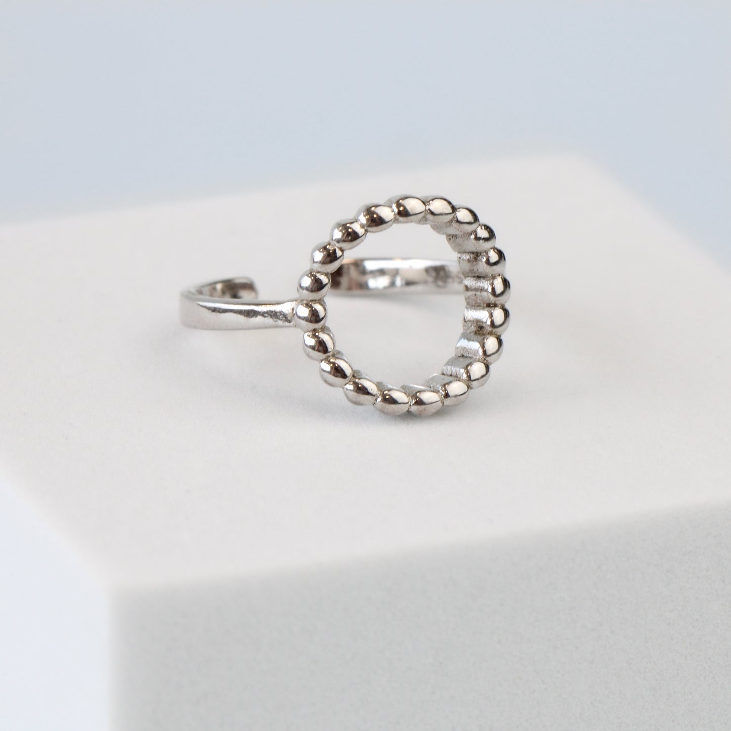 Circle Detail Adjustable Ring