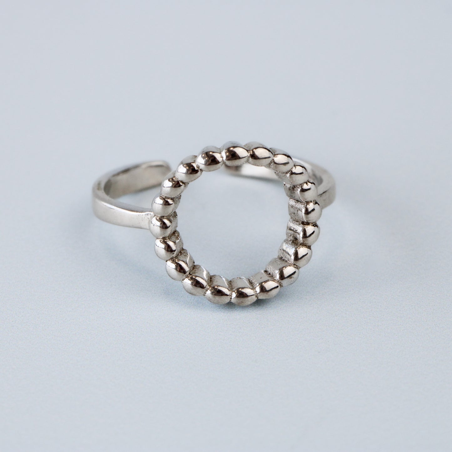 Circle Detail Adjustable Ring