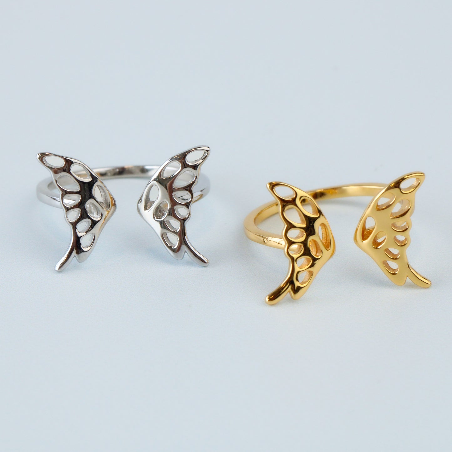 Adjustable Butterfly Wings Ring